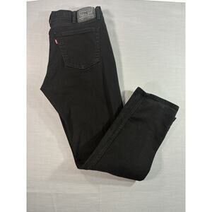 Levi’s 511 Slim Fit Jeans Men’s 38 Black Denim Classic Stretch Y2K Grunge Skater